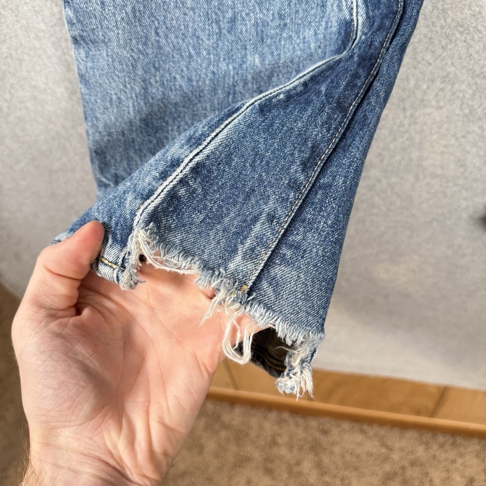 Moussy Vintage Mv Saint Charles Remake Flare Jeans In Blue Size 27 Womens - Picture 4 of 13